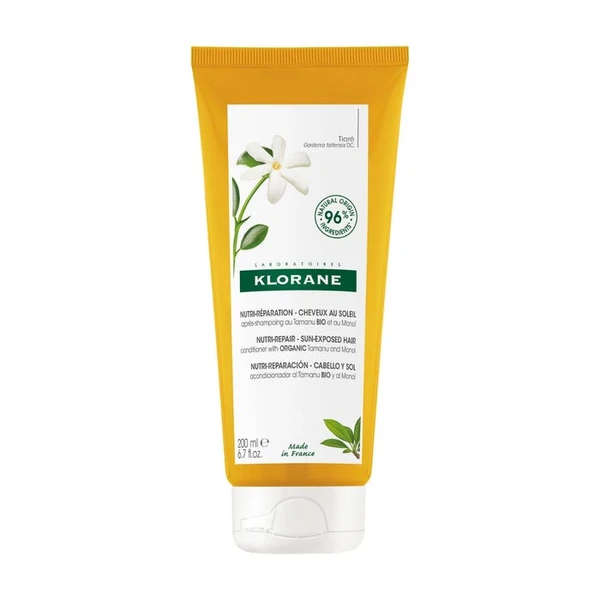 SOLAIRE - Baume Riche Après-Shampoing Réparateur Nutritif au Tamanu Bio et au Monoï, 200ml