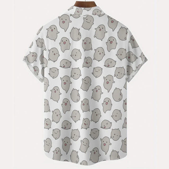 Studio Ghibli Warawara Hawaiian Shirt
