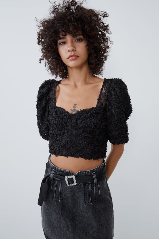 TOP EN TULLE STRUCTURÉ