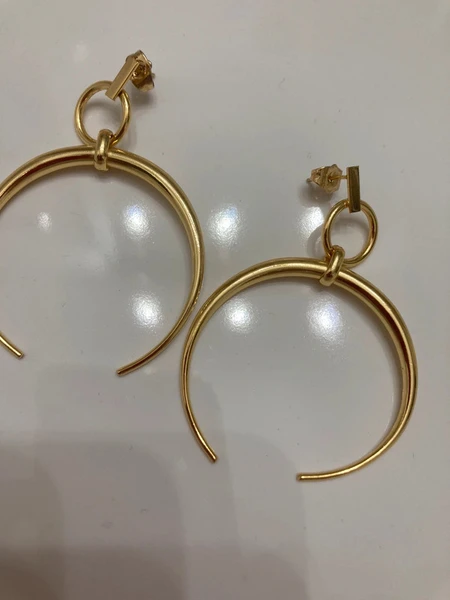 Pendientes dorados bimba y Lola
