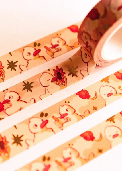 Washi tape - Canards printaniers