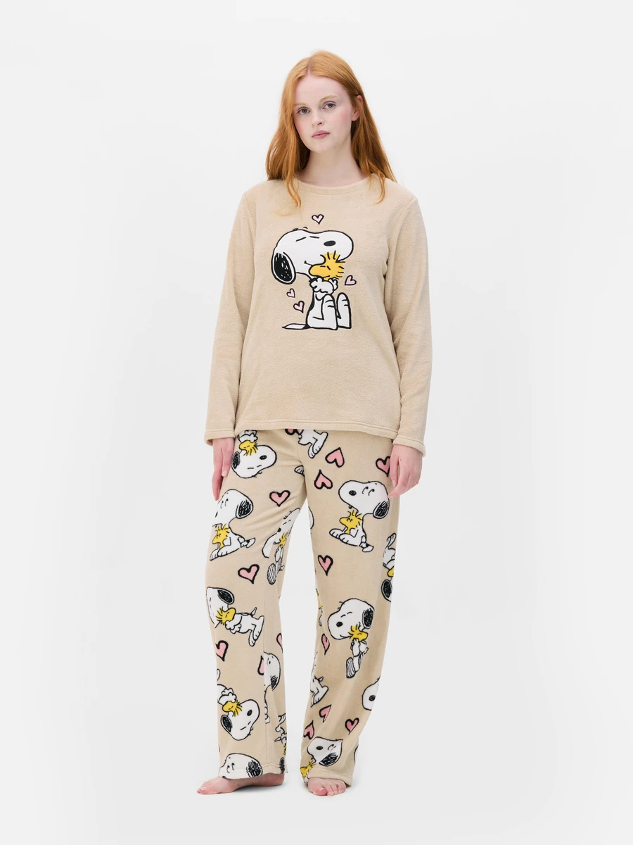 Pyjama sweat-shirt duveteux Snoopy