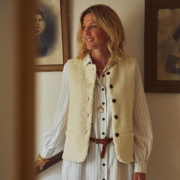 Patron Gilet sans Manche Rabat - Ikatee pour Automne-Hiver |