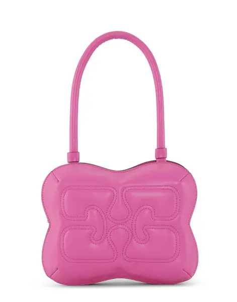 Sac à poignée supérieure rose papillon