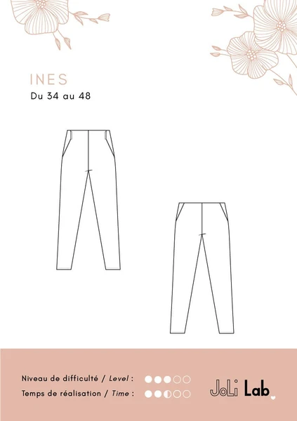 Pantalon Ines - Patron Couture PDF