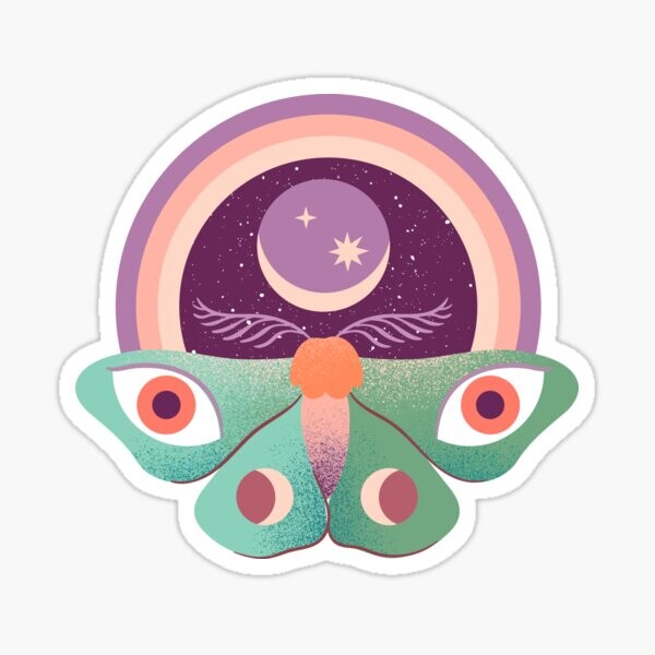 Moon Moth | Sticker