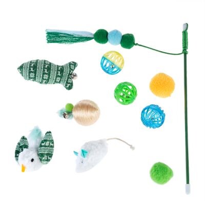 Lot de jouets Green pour chat