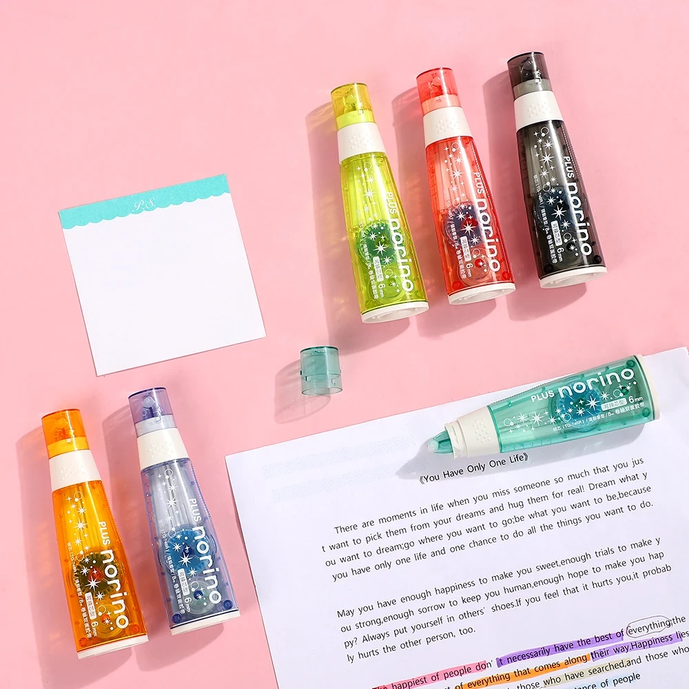 2.14€ 30% de réduction|Jianwu – Ruban Adhésif Double Face Norino, 1 Pièce, Rouleau, Pour Journal, Outil De Pointe, Modification Et Correction, Fournitures Scolaires Et De Bureau - Ruban Adhésif Double Face - AliExpress