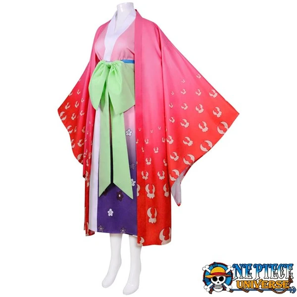 One Piece Kozuki Hiyori Kimono Cosplay Wano Costume | One Piece Universe