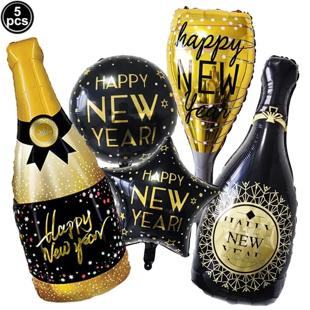 Accessoires de photographie en papier de bonne année, fournitures de fête du réveillon du Nouvel An, lunettes, chapeaux, décorations, 2025 - AliExpress 15