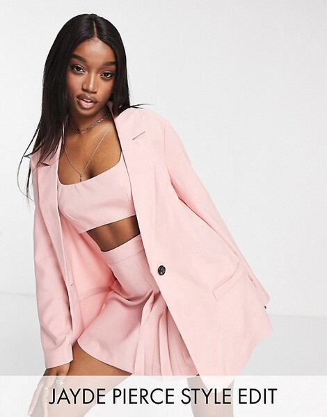ASOS DESIGN - Mansy - Tailleur - Rose | ASOS