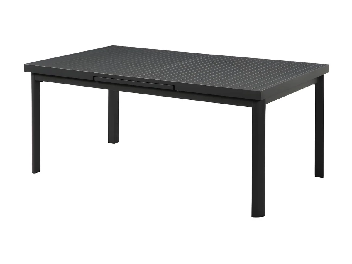 Table de jardin extensible en aluminium L.180/240cm - Anthracite - NAURU de MYLIA