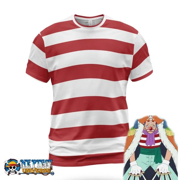 Anime Buggy One Piece Cosplay 3D T-Shirt - One Piece Universe Store