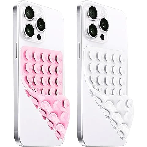 JingJinYY | 2 Pack Silicone Suction Phone Case Mount