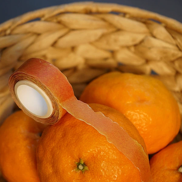 jeju mandarin orange masking tape / 제주감귤 마스킹 테이프 / 귤껍질 테이프 : 자그네