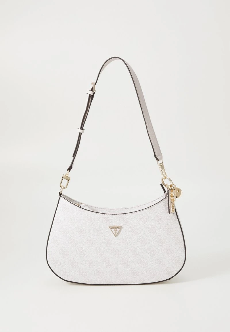 NOELLE II TOP ZIP SHOULDER BAG - Sac à main - white logo
