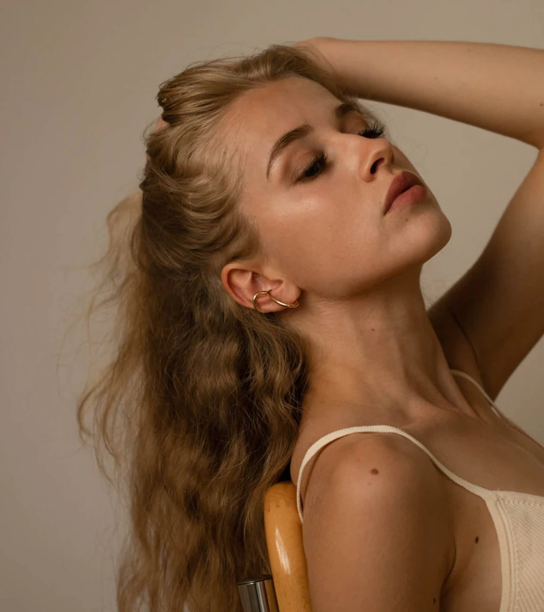 La Virtuose, ear cuff doré femme Mayrena