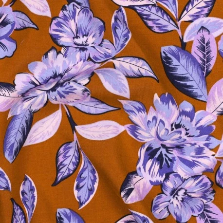 Tissu viscose stretch Riviera - camel