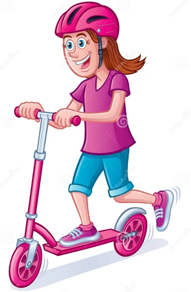 une trotinette 2 roues