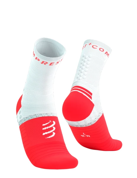 Pro Marathon Socks V2.0 - Fluo Red/White