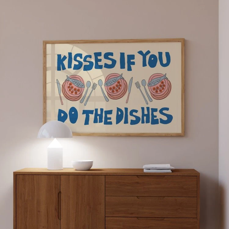Affiche - Kisses If You Do The Dishes