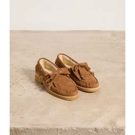Mocassins velours beige Jumper
