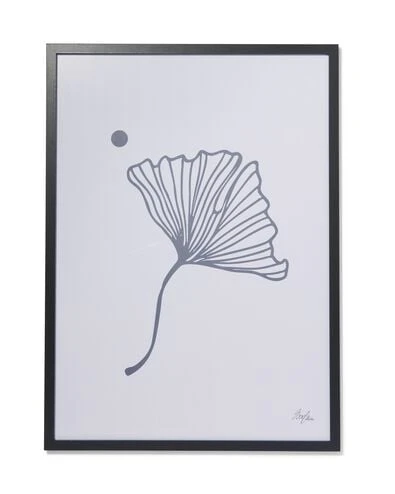 cadre photo 50x70cm bois noir - HEMA
