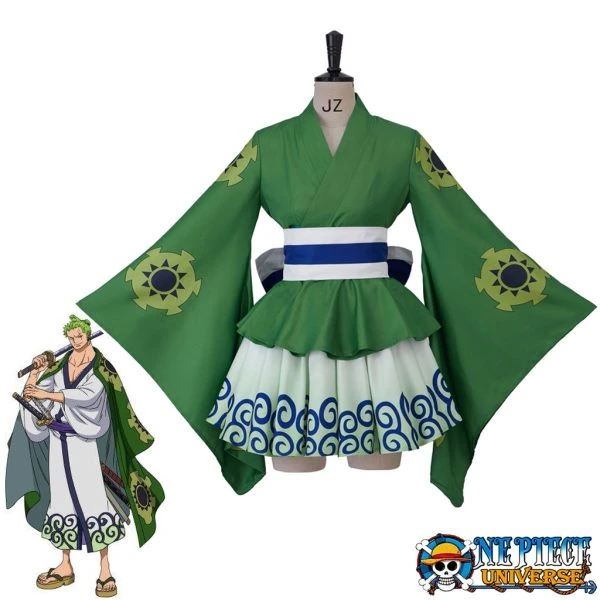 Roronoa Zoro Wano Dress Kimono Cosplay | One Piece Universe Store