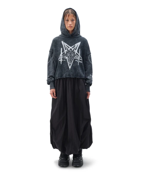 Diablo Cropped Hoodie