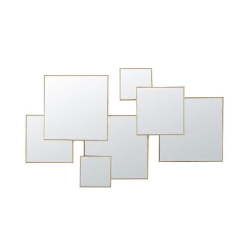 Miroirs en métal doré 120x72 | Maisons du Monde
