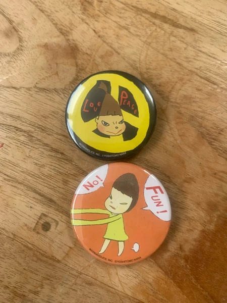 Yoshitomo Nara pin badge