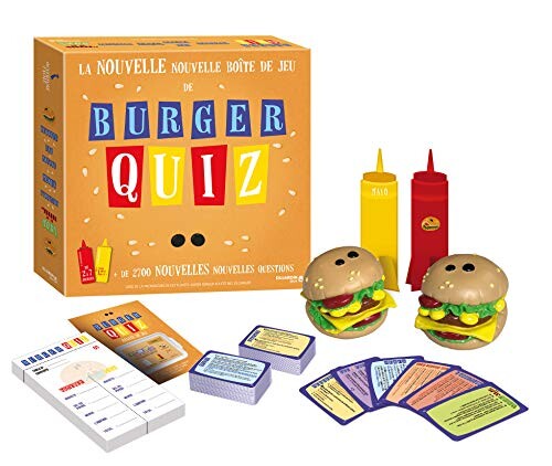 Dujardin Jeux - La Nouvelle Nouvelle boîte de Jeu Burger Quiz - Jeux de société