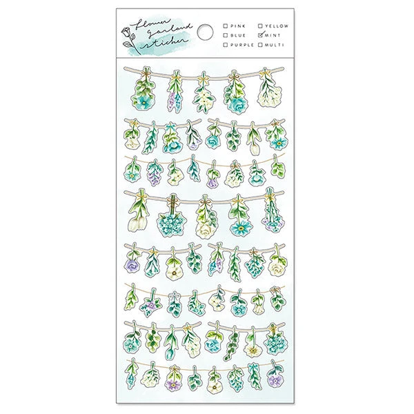 Stickers Flower Land - Green