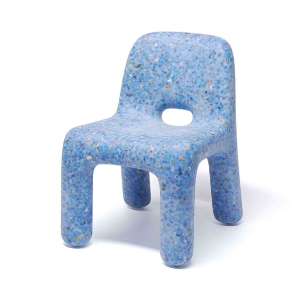 chaise enfant en plastique recyclé ecobirdy