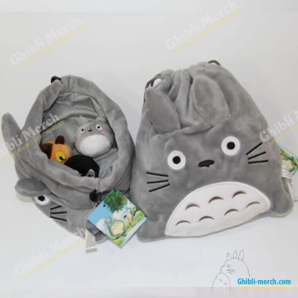 My Neighbor Totoro Plush Storage Bags - Ghibli Merch Store - Official Studio Ghibli Merchandise