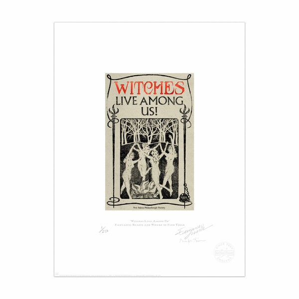 Witches Live Among Us! Print - MinaLima