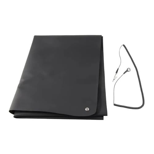 Tapis de Mise à la Terre pour Le Sommeil, Tapis de Mise à la Terre pour Le Sommeil, Tapis de Mise à la Terre de Yoga avec Câble de 5 M, Tapis de Mise à la Terre Universel pour