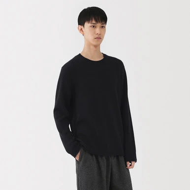 Pull à col rond en cachemire pour homme