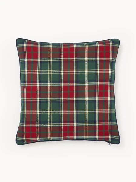 Housse de coussin 45x45 à carreaux Stirling