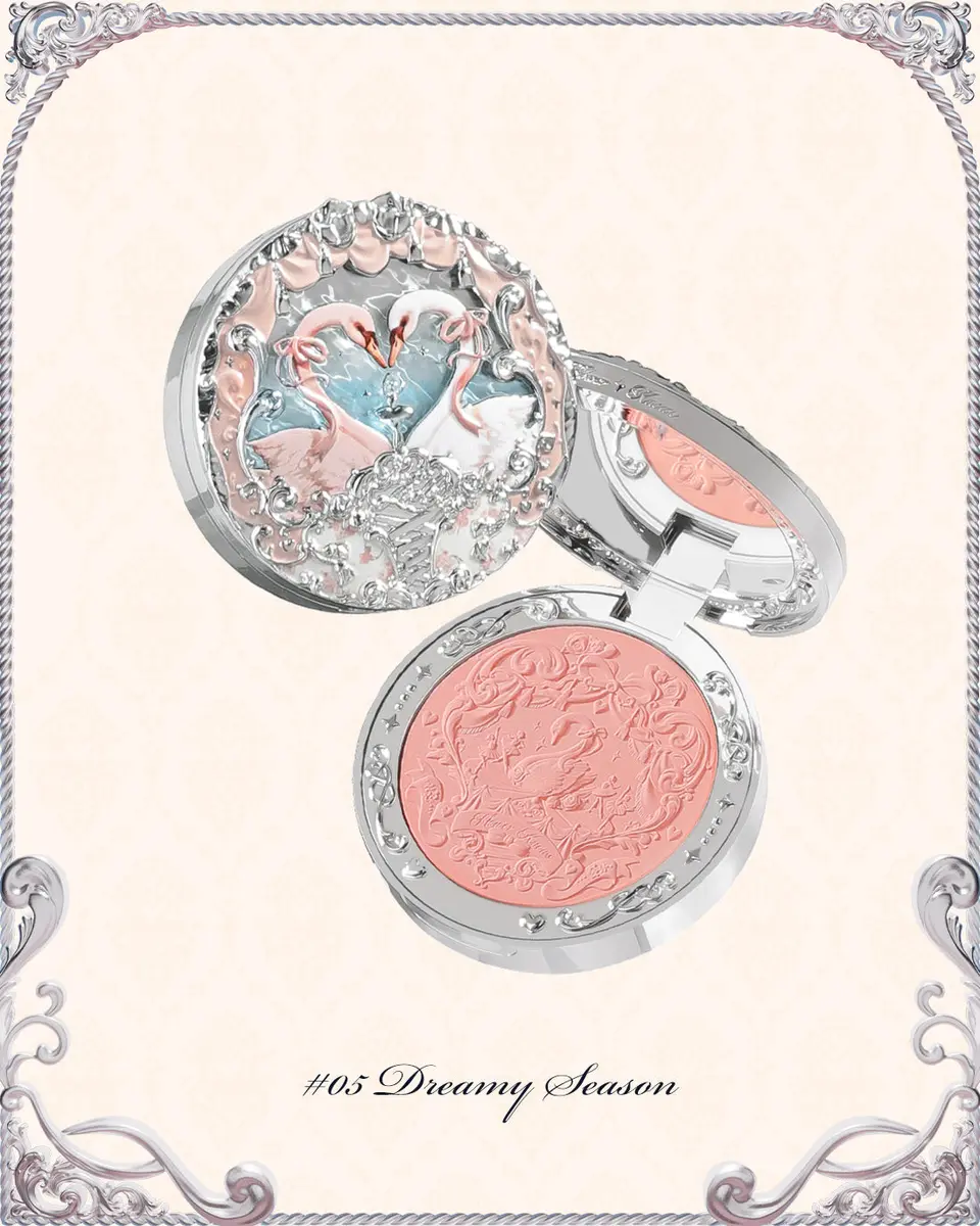 Swan Ballet Embossed Blush