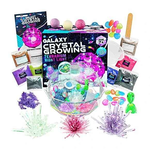 Original Stationery Kit Terrarium de la Galaxie pour la Culture des Cristaux, Jeux de Fabrication pour Fille, Activités Manuelles et Loisir Creatif- STEM Cadeau Fille 8 Ans
