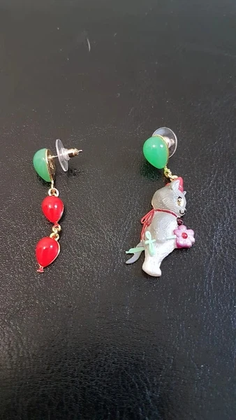 Boucles d'oreilles chat N2 by Les Néréides Paris