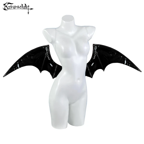 KORURACLUB violet et noirSuccubus Halloween accessoires de cosplay polyuréthane petites ailes de chauve-souris diable - AliExpress 200000532