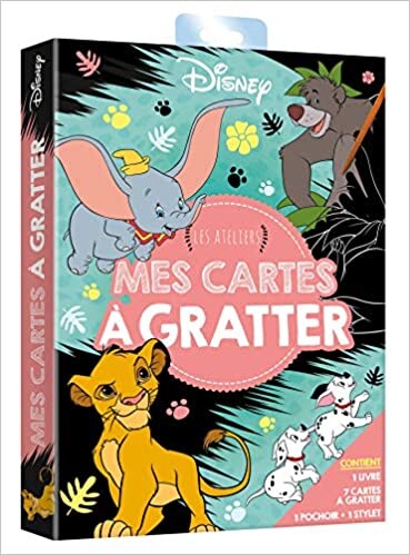 DISNEY - Pochette Les Ateliers - Mes cartes à gratter - Animaux: .: Amazon.fr: Disney: Livres