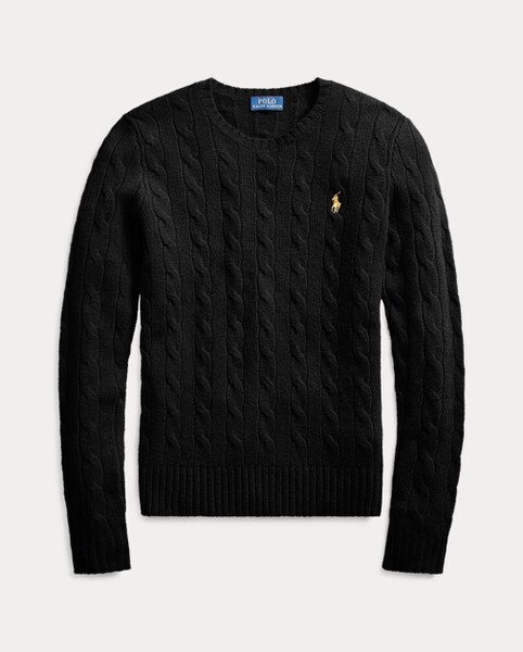 Cable-Knit Wool-Blend Sweater