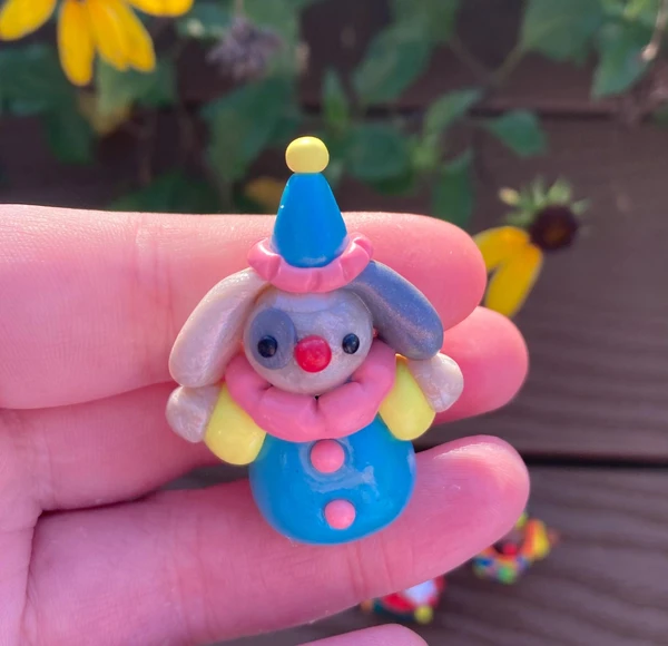 Figurine animal clown prototype
