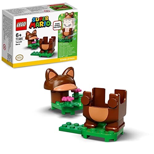 LEGO 71385 Super Mario Pack de Puissance Mario Tanuki - Set d'extension Costume spécial : Amazon.fr: Jeux et Jouets