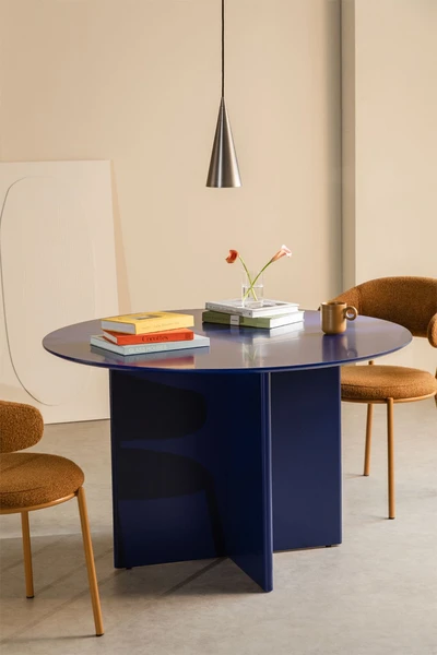 Table de salle à manger ronde en MDF (Ø120 cm) Saonara