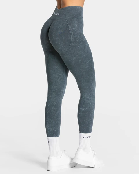 Legging Acid Covert scrunch « bleu marine »