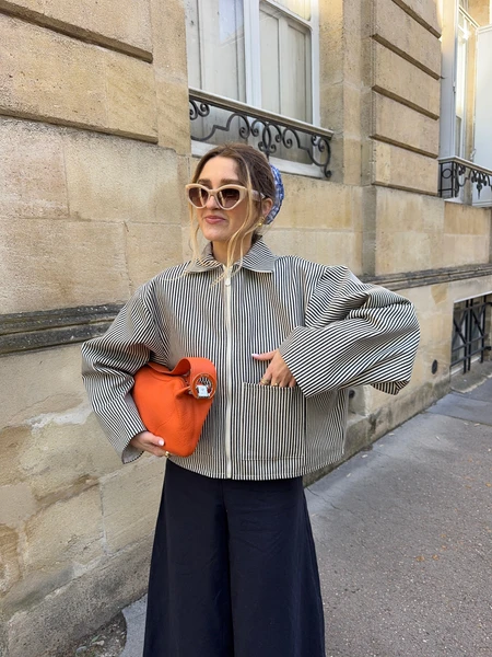 Veste rayée